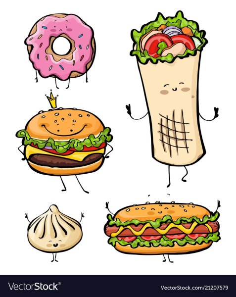 Шаурма рисунок