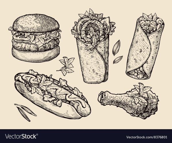 Шаурма вектор