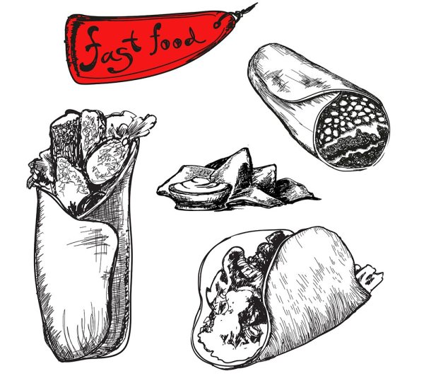 Мопс в виде еды