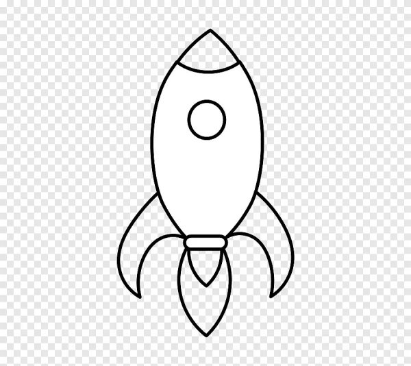 Ракета рисунок маленький