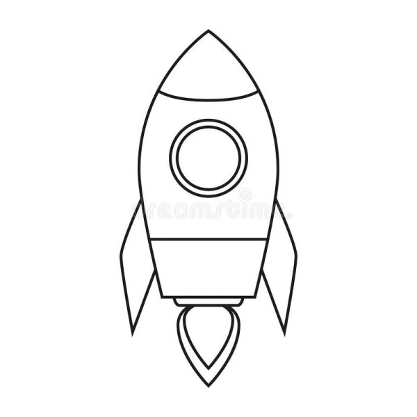 Нарисовать ракету