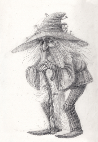 Леший картинки для детей раскраски