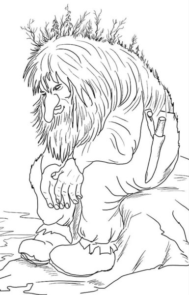 Сказочный персонаж старичок Лесовичок