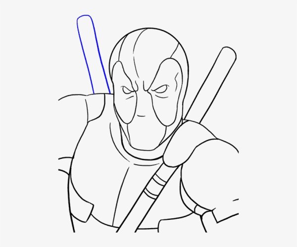 Дэдпул для рисования