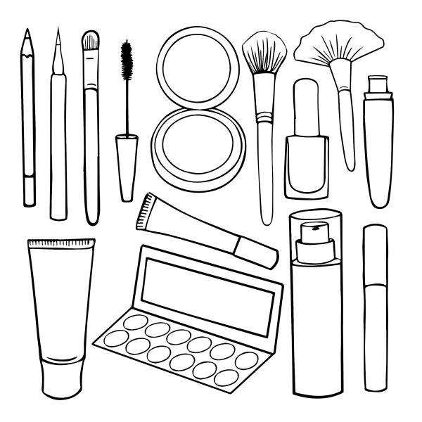 Раскраска косметика