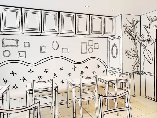 Кафе 2d в Японии