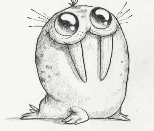 Простые рисунки карандашом прикольные