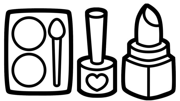 Рисунки косметики не сложные