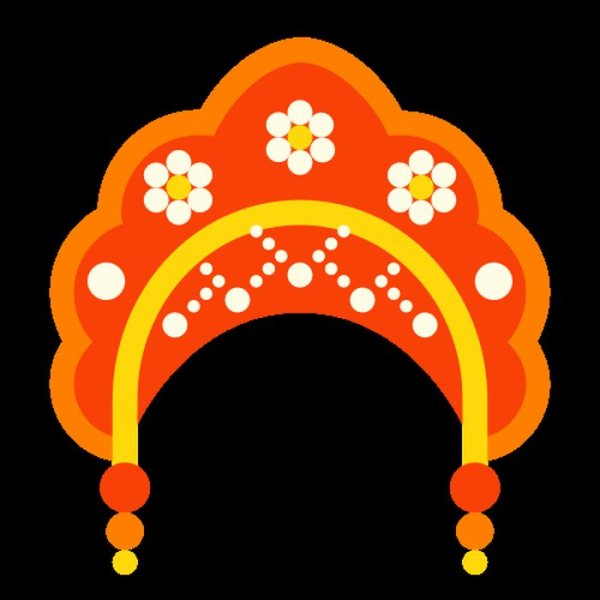 Кокошник вектор