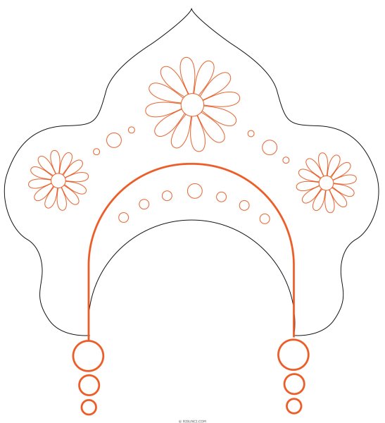 2 Кл кокошник