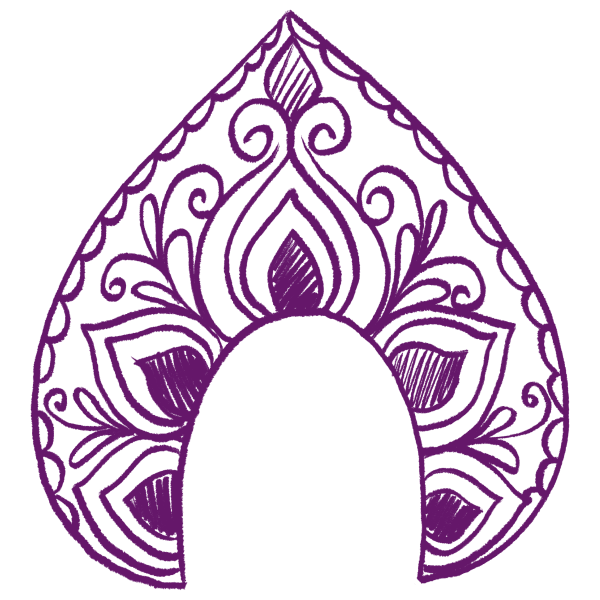 Городец кокошник