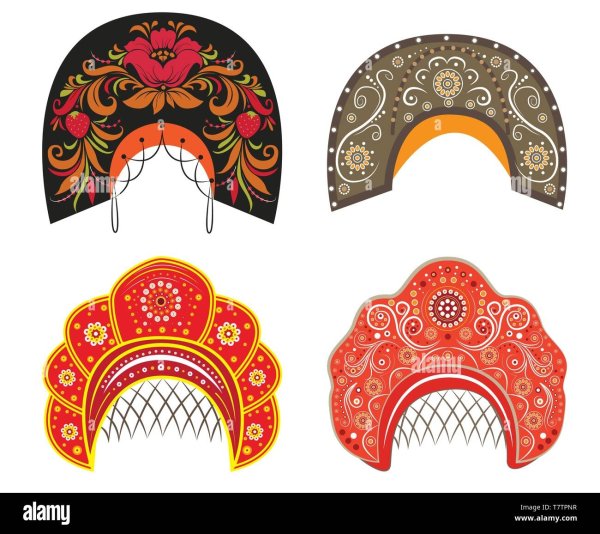 Кокошник орнамент