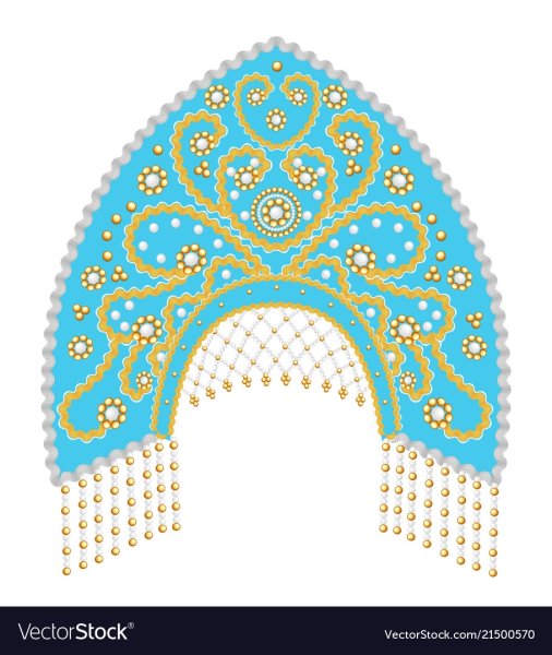 Орнамент для кокошника русского народного