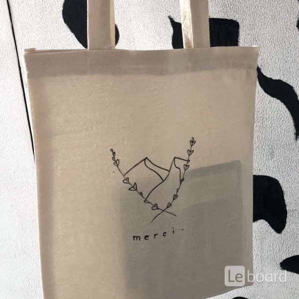 Сумка шоппер зарисовка