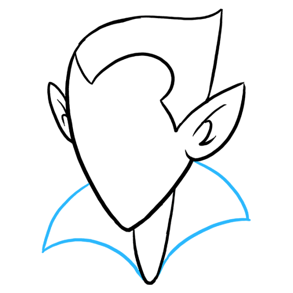 Вампир рисунок легкий