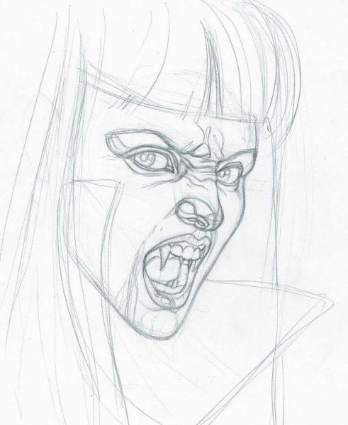 Вампир карандашом