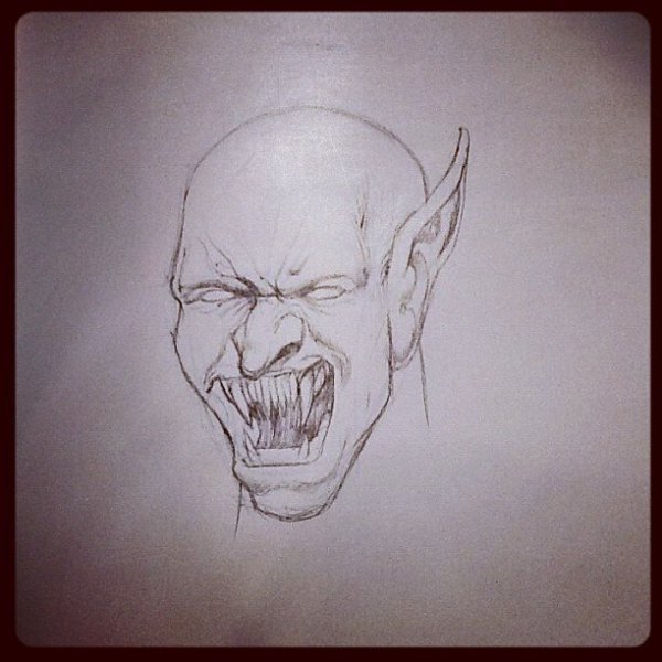 Вампир карандашом