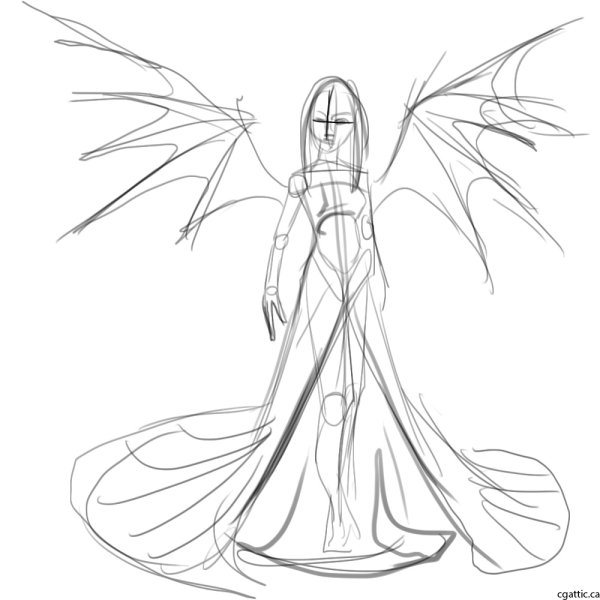 Рисунки для срисовки вампиры лёгкие