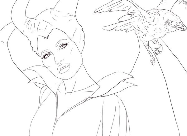 Раскраски Малефисента 2