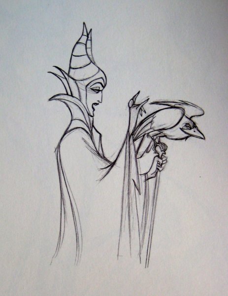 Малефисента рисунок