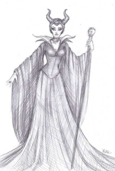 Раскраска Малефисента
