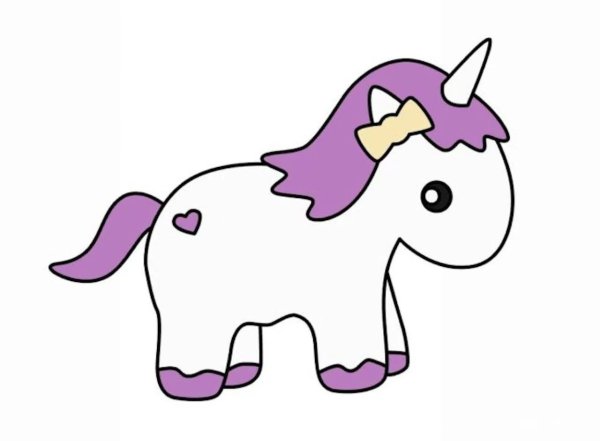 Рисование единорога для детей