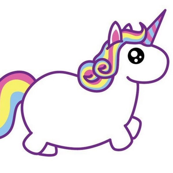 Единорог карандашом