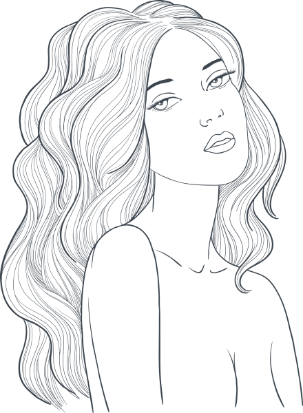 Раскраски девушки