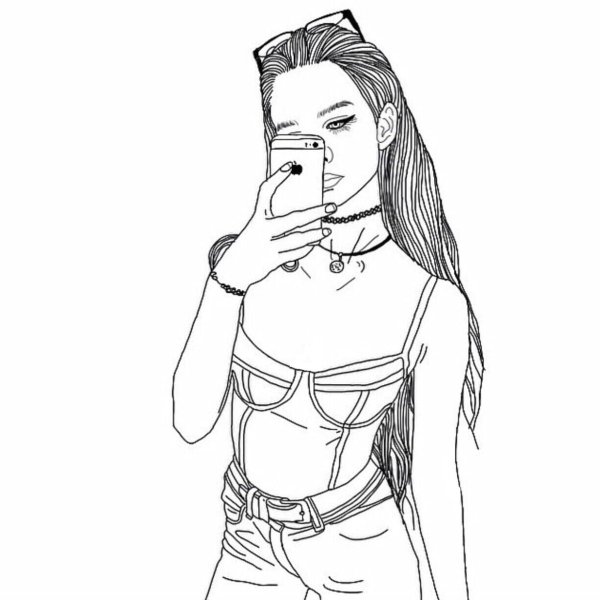 Раскраски девушки