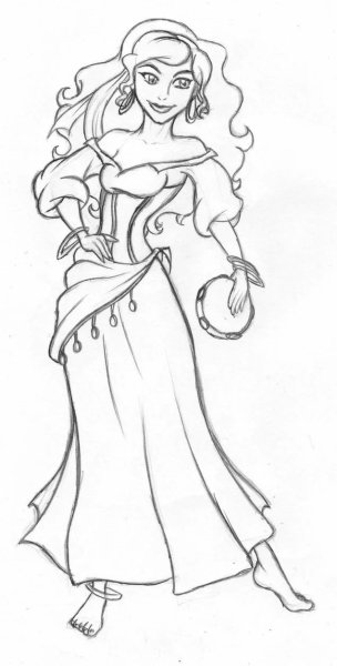 Фламенко раскраска