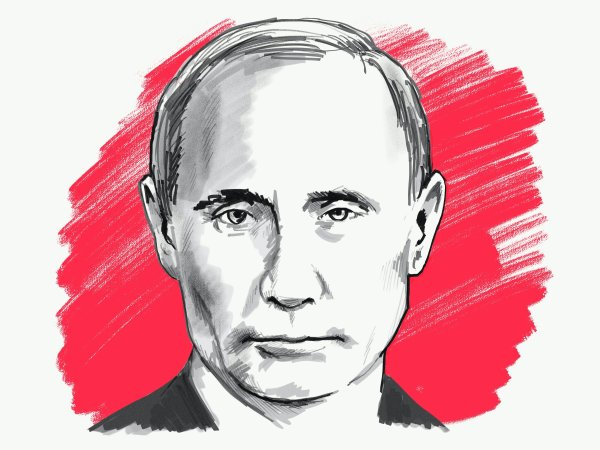 Владимир Путин для срисовки