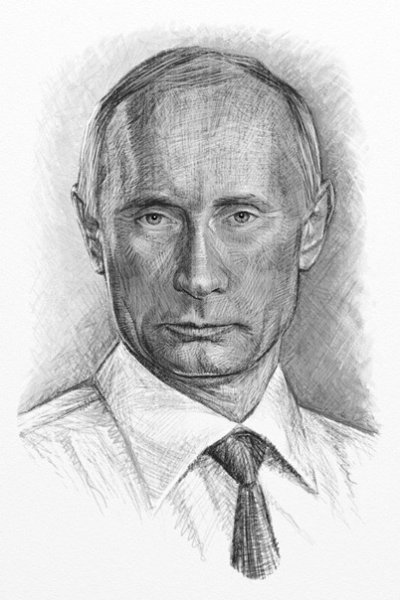 Путин Владимир Владимирович шарж