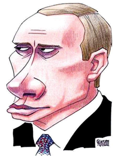 Владимир Путин шарж