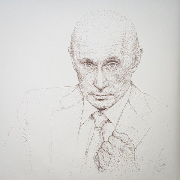 Портрет Путина Окунев