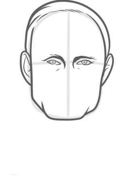 Путин Владимир Владимирович рисунок карандашом