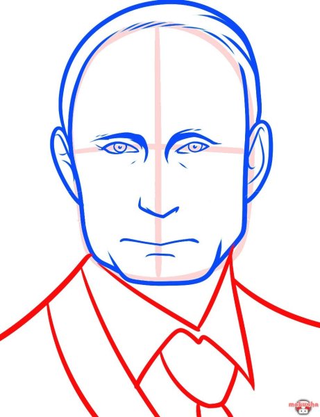 Vladimir Putin risovat