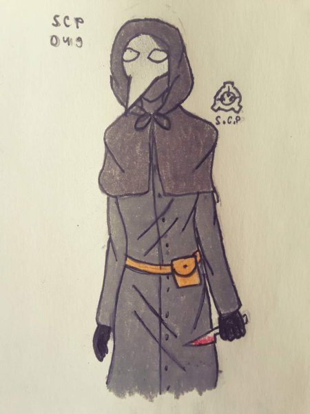 SCP 049 легкий арт и мог