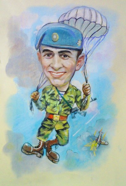 Рисунок на день ВДВ