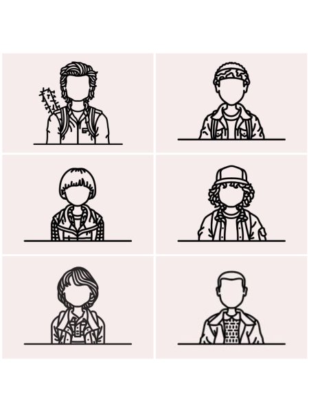 Очень странные дела рисунки легкие