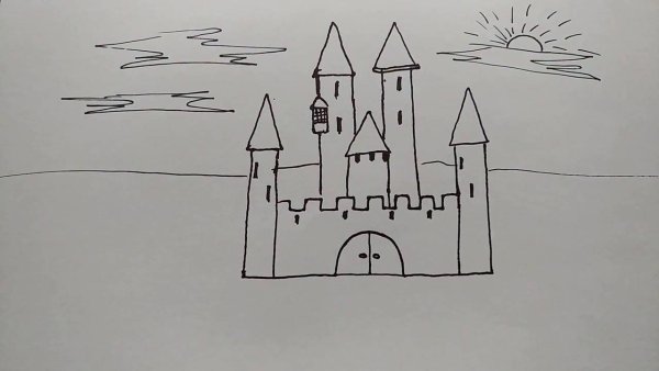 Зарисовки города крепости