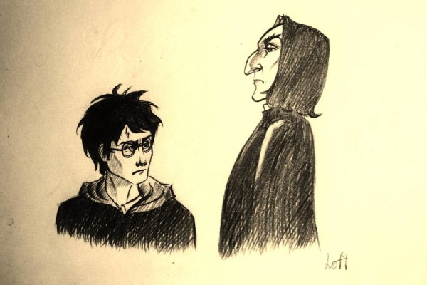 Рисунки в скетчбук Гарри Поттер