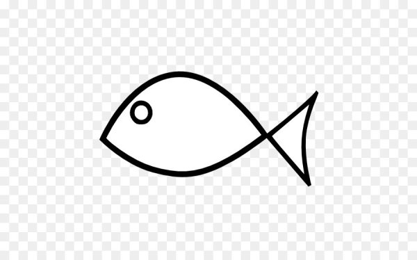 Нарисовать рыбку карандашом