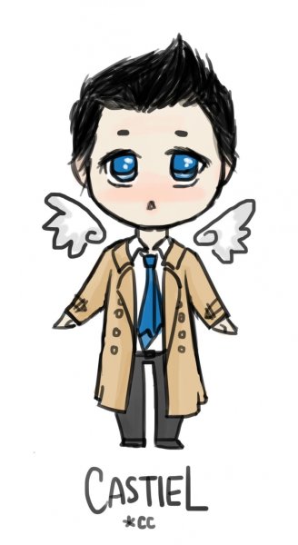 Рисунок Кастиэля сверхъестественное