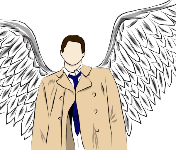 Кастиэль сверхъестественное для срисовки