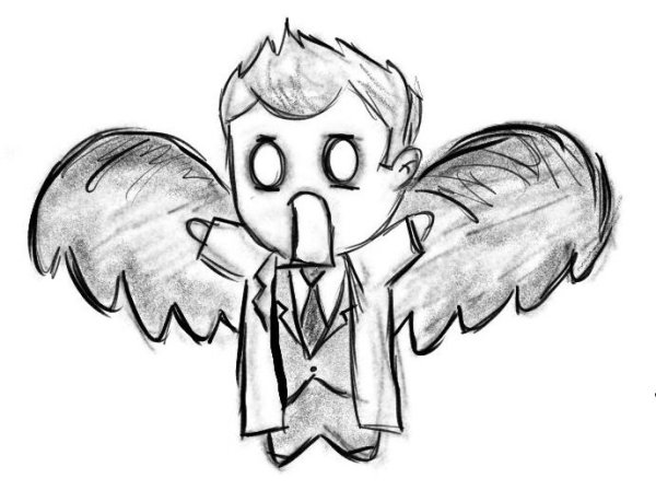 Сверхъестественное рисунки для срисовки Кастиэль