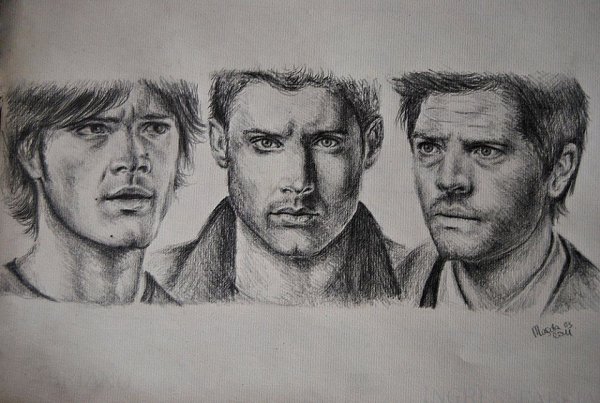 Дин Винчестер скетч