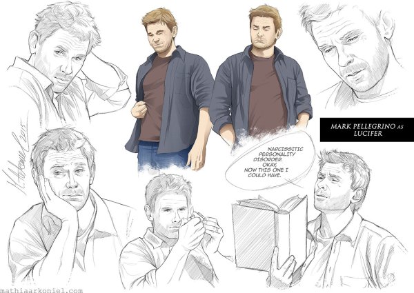 Марк Пеллегрино Люцифер рисунок