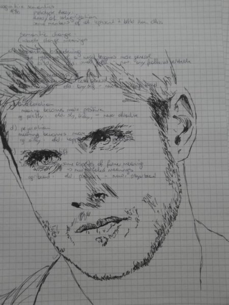 Дин Винчестер скетч