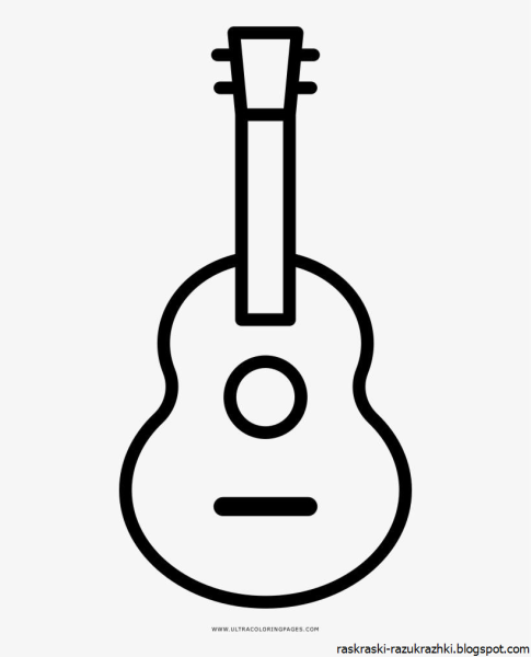 Электрогитара эскиз