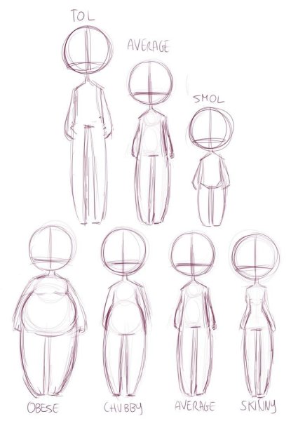 Основа для рисования человека